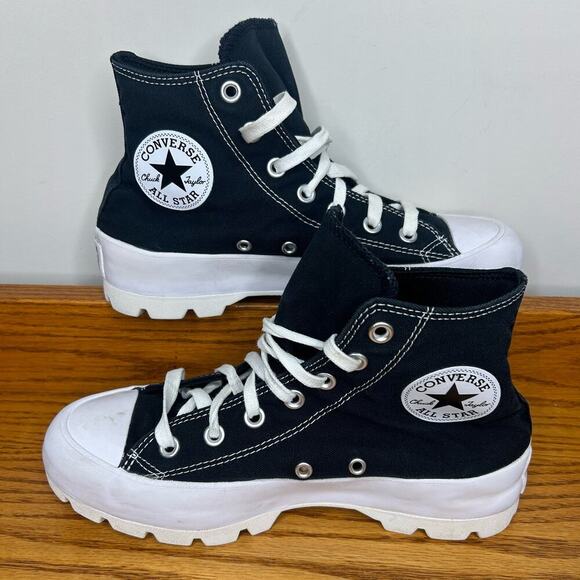 Converse Shoes - Converse High Top Platform Black Women's Size 7.5 Sneakers Shoes Athletic